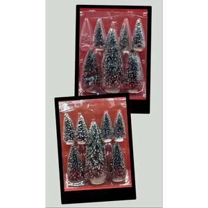 13 Cobblestone Corners Collectible Coordinating Accessories Snowy Christmas Tree